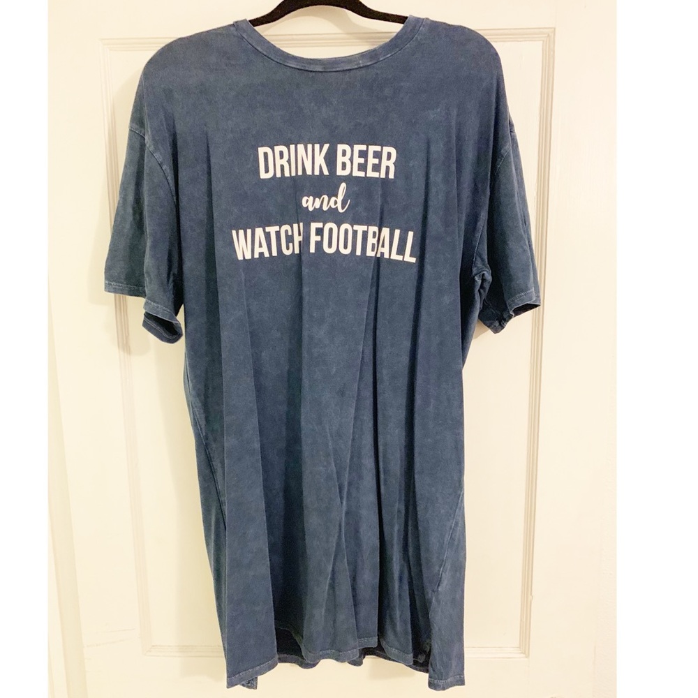 Luxe Tailgate Blue Dress